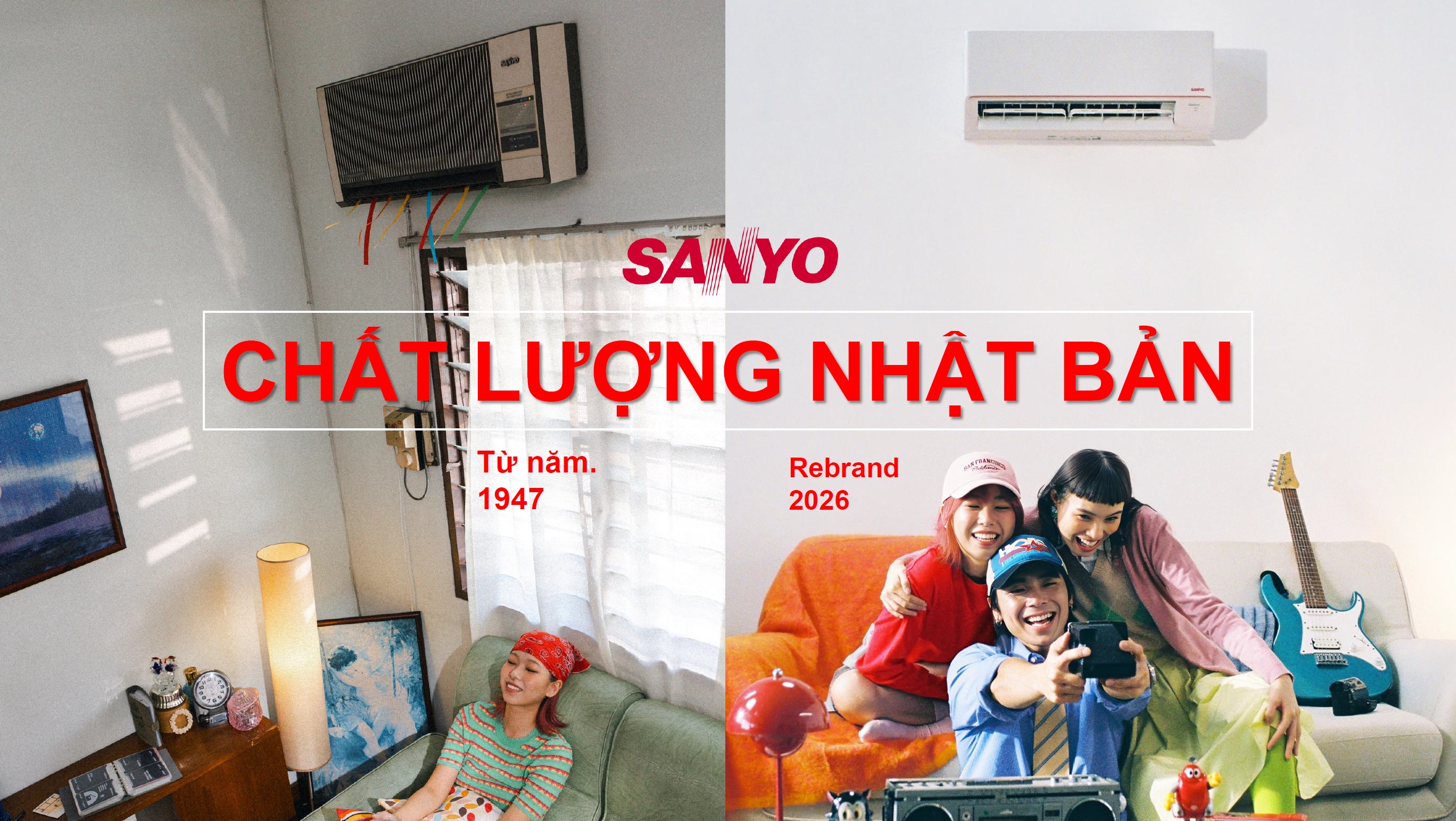 Máy lạnh Sanyo châts lượng bền bỉ