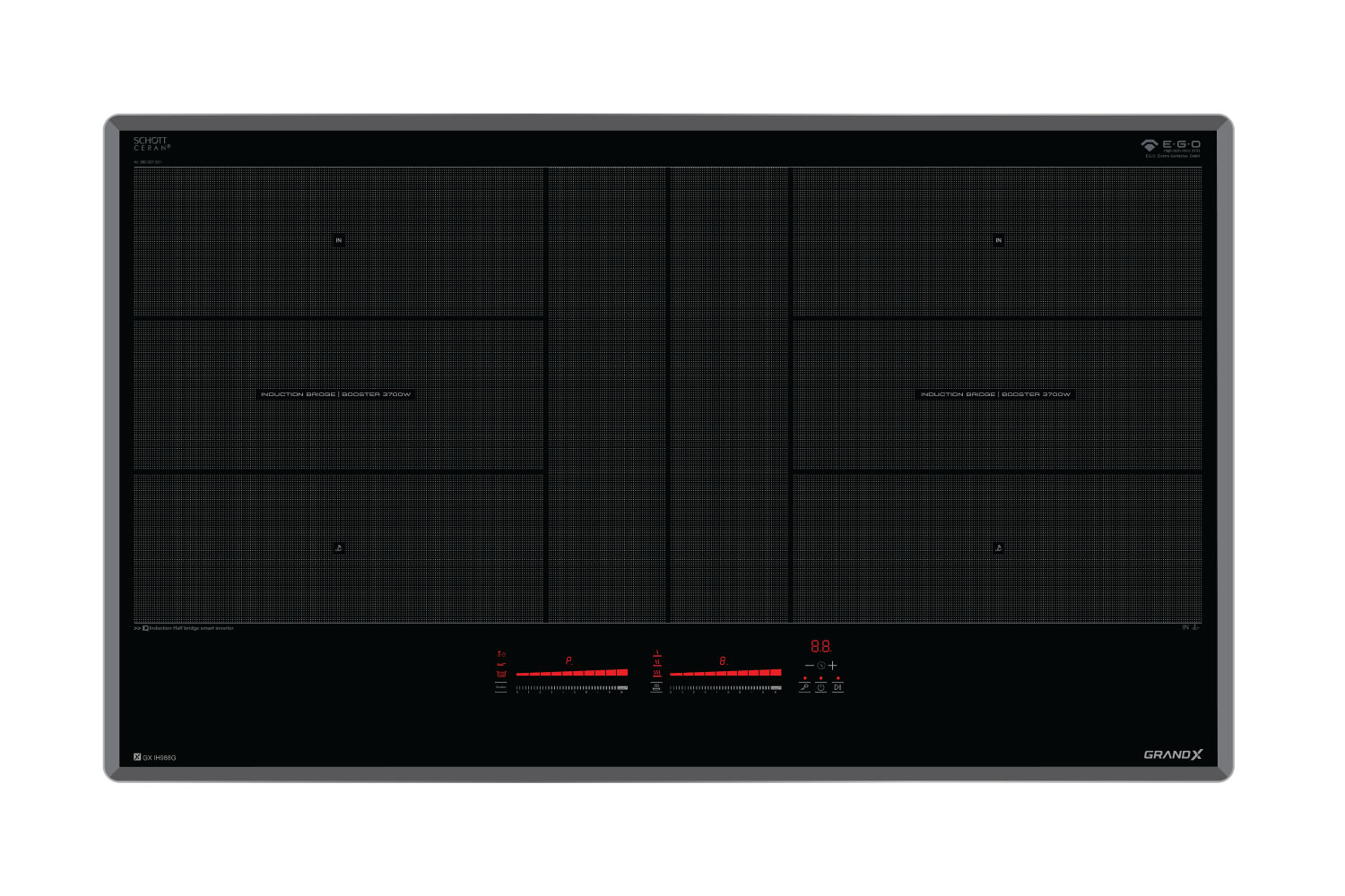 Bếp từ 2 vùng nấu GRANDX GX IH988G - CHLB ĐỨC Bếp từ 2 vùng nấu GRANDX GX IH988G - CHLB ĐỨC