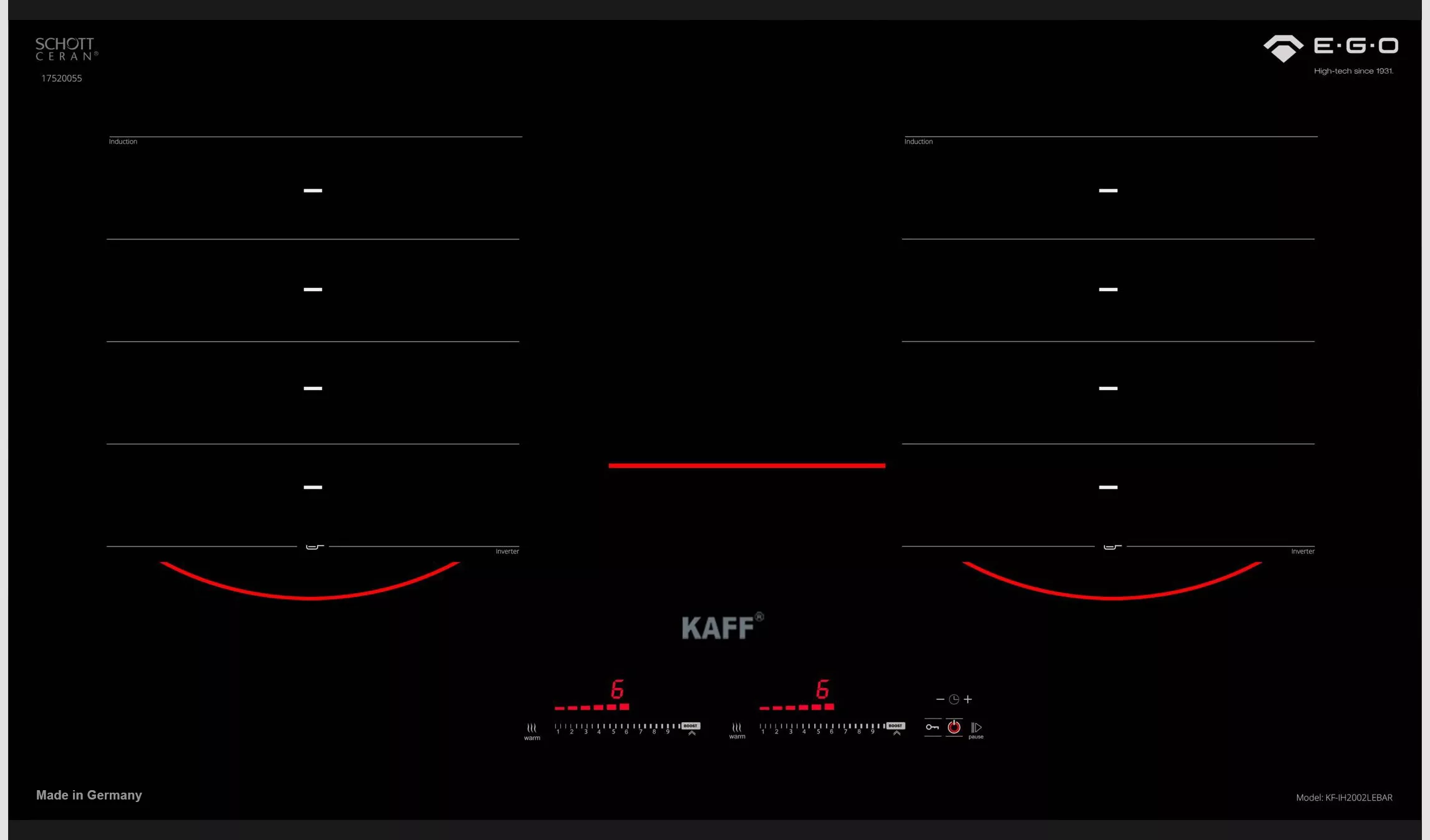 Bếp từ Kaff KF-IH2002LEBAR