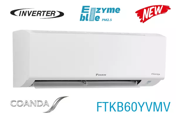 Điều hòa Daikin 21000BTU inverter 1 chiều FTKB60YVMV