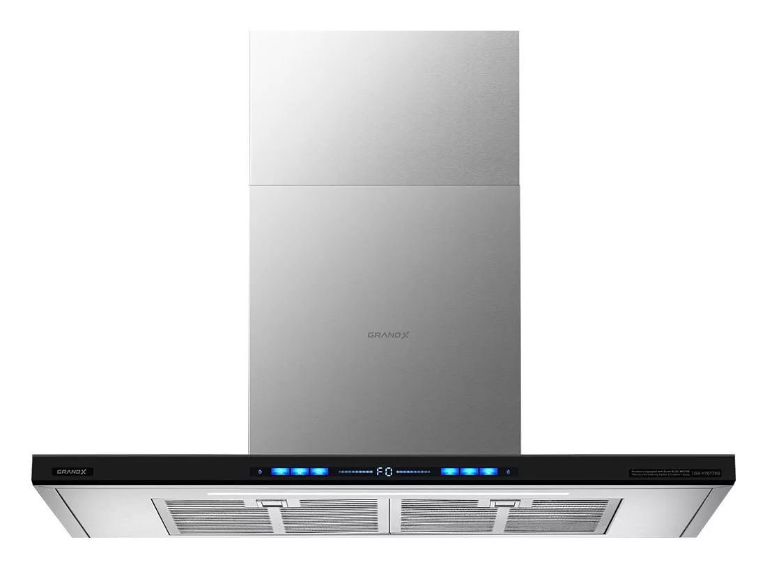 Máy hút mùi áp tường chữ T GrandX GX H90T78B