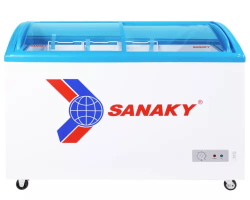 Tủ Đông Kính Cong Sanaky 340 Lít VH-482K