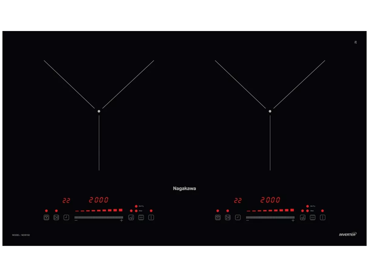 Bếp điện từ đôi Nagakawa NDI9192