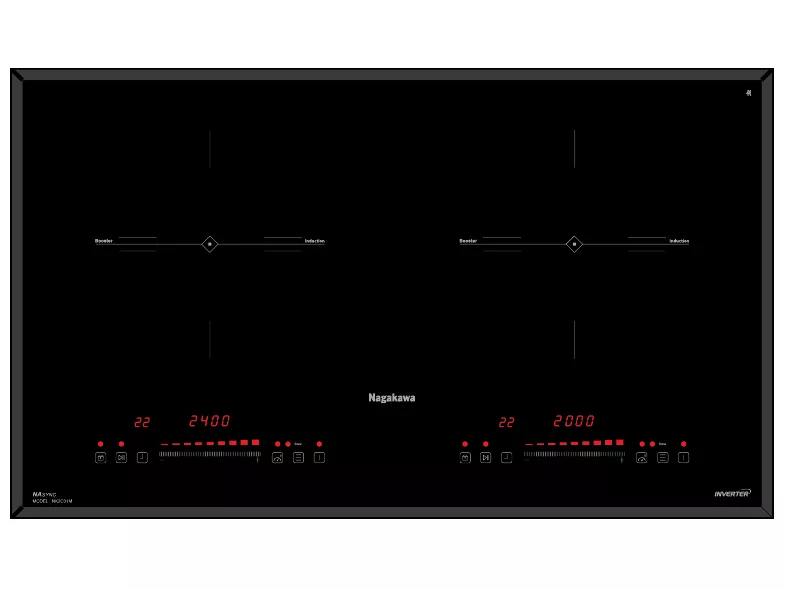 Bếp đôi điện từ Nagakawa NK2C01M