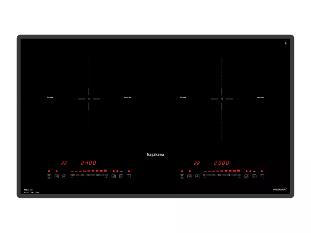 Bếp đôi điện từ Nagakawa NK2C05MB