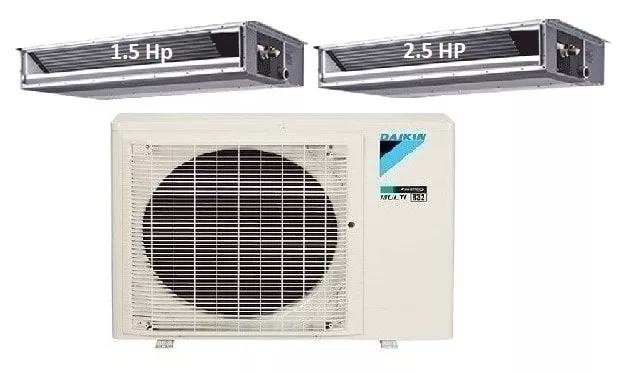 Máy Lạnh Multi Daikin Inverter 1 Dàn Nóng 3.5 HP + 2 Dàn Lạnh Giấu Trần Nối Ống Gió 1.5HP-2.5HP