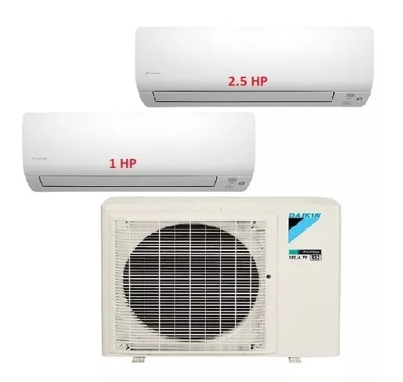 Máy Lạnh Multi Daikin Inverter 1 Dàn Nóng 3.5 HP + 2 Dàn Lạnh Treo Tường 1 HP - 2.5 HP