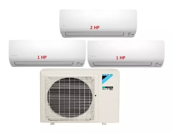 Máy Lạnh Multi Daikin Inverter 1 Dàn Nóng 3.5 HP + 3 Dàn Lạnh Treo Tường 1 HP - 2 HP