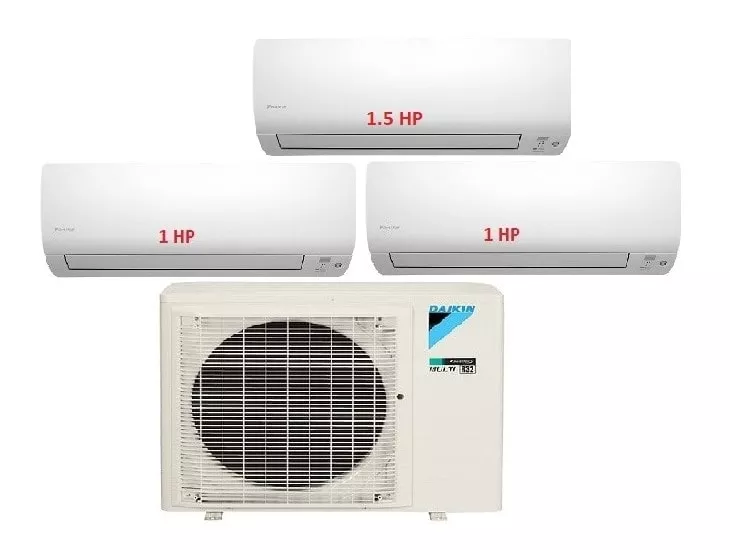 6.Máy Lạnh Multi Daikin Inverter 1 Dàn Nóng 3 HP + 3 Dàn Lạnh Treo Tường 1 HP - 1.5 HP