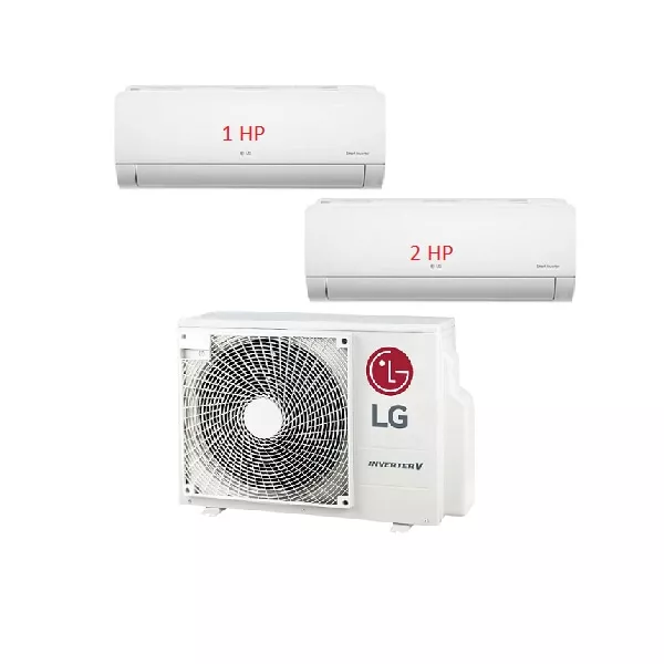 Máy Lạnh Multi LG 1 Dàn Nóng 3 Hp + 2 Dàn Lạnh Treo Tường 1 Hp - 2 Hp