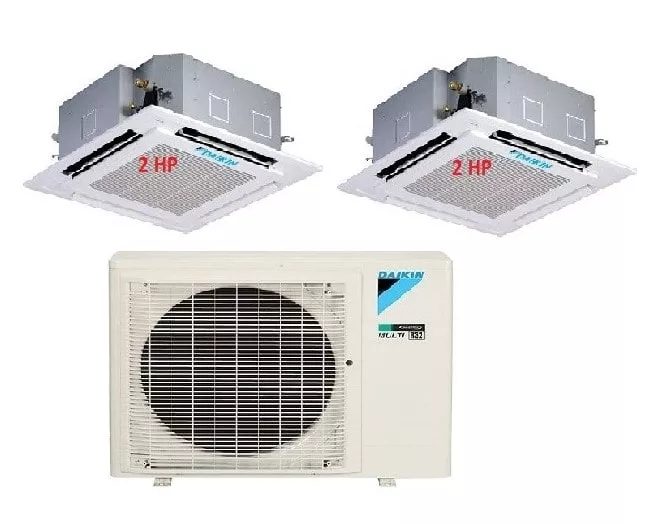 Máy Lạnh Multi Daikin Inverter 1 Dàn Nóng 3.5 HP + 2 Dàn Lạnh Âm Trần 2 HP