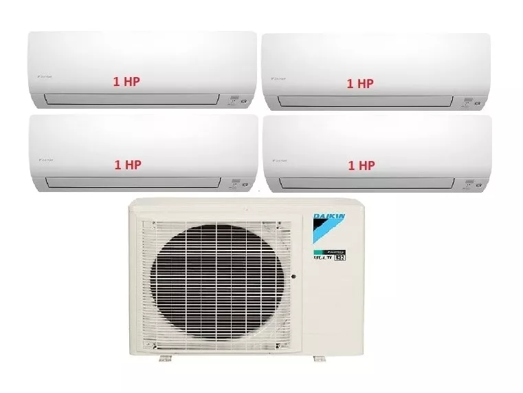 Máy Lạnh Multi Daikin Inverter 1 Dàn Nóng 3.5 HP + 4 Dàn Lạnh Treo Tường 1 HP