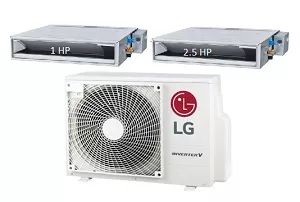 Máy Lạnh Multi LG 1 Dàn Nóng 2.5 Hp + 1 Dàn Lạnh Âm Trần Nối Ống Gió 1 Hp - 2.5 Hp