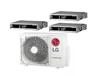 Máy Lạnh Multi LG 1 Dàn Nóng 2.5 Hp + 3 Dàn Lạnh Âm Trần Nối Ống Gió 1 Hp