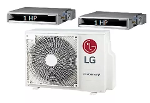 Máy Lạnh Multi LG 1 Dàn Nóng 2 Hp + 2 Dàn Lạnh Âm Trần Nối Ống Gió 1 Hp