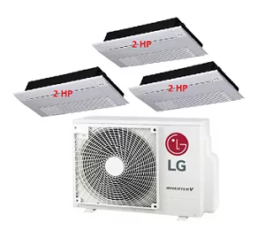 Máy Lạnh Multi LG 1 Dàn Nóng 5 Hp + 3 Dàn Lạnh Âm Trần 1 Hướng Thổi 2 Hp