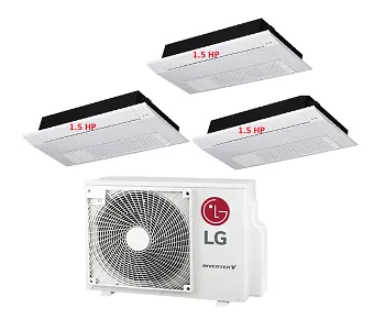 Máy Lạnh Multi LG 1 Dàn Nóng 3.5 Hp + 3 Dàn Lạnh Âm Trần 1 Hướng Thổi 1.5 Hp