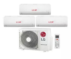 23.Máy Lạnh Multi LG 1 Dàn Nóng 4 Hp + 3 Dàn Lạnh Treo Tường 1.5 Hp