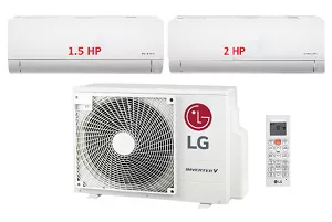Máy Lạnh Multi LG 1 Dàn Nóng 2.5 Hp + 1 Dàn Lạnh Treo Tường 1.5 Hp + 1 Dàn Lạnh Treo Tường 2 Hp