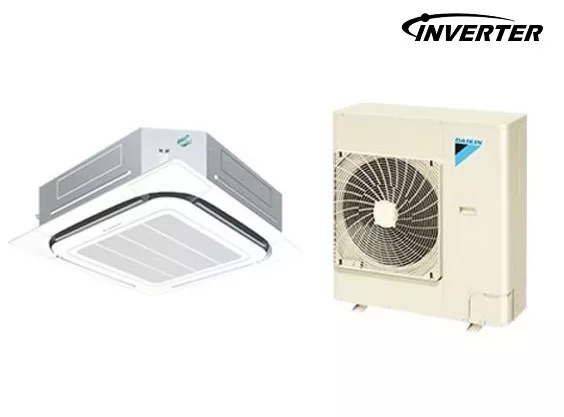 Máy lạnh âm trần Inverter Daikin 3.5Hp 1pha FCFC85DVM/RZFC85DVM+BRC2E61