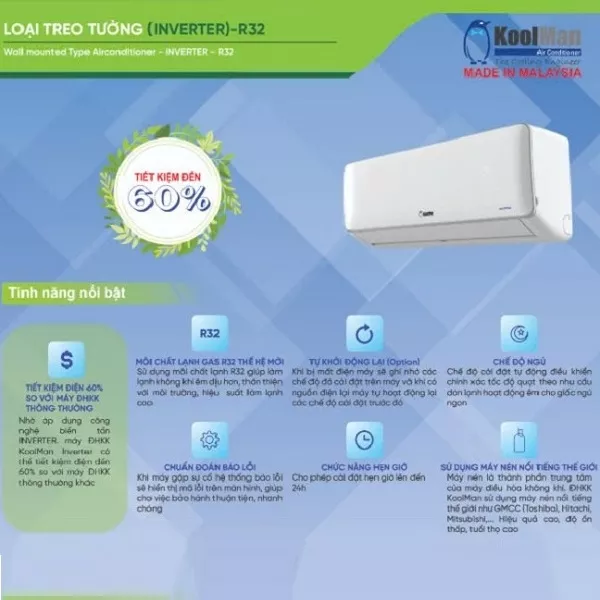 may-lanh-koolman-inverter-1hp-kwvh-103bmd-kcvh-103bmdw-gas-r32