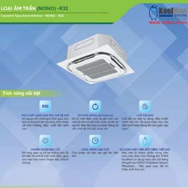 may-lanh-am-tran-koolman-2hp-kt-183bm-kc-186ah-gas-r32