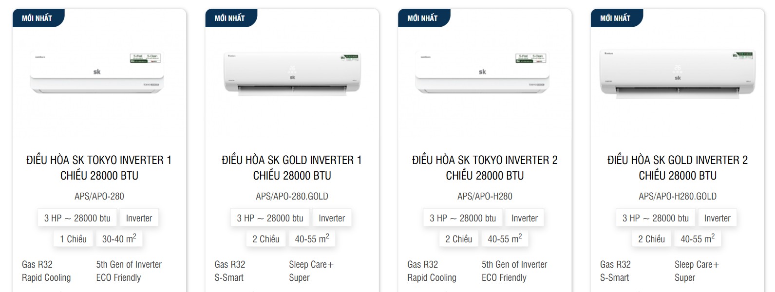 Máy lạnh Sumikura treo tường 3Hp