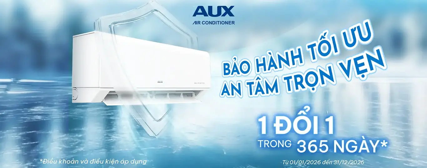 Máy lạnh AUX bảo hành