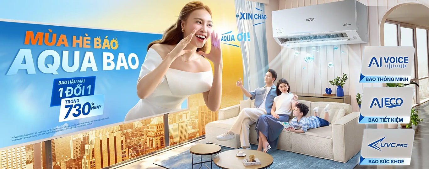 Máy lạnh treo tường Aqua tiết kiệm điện